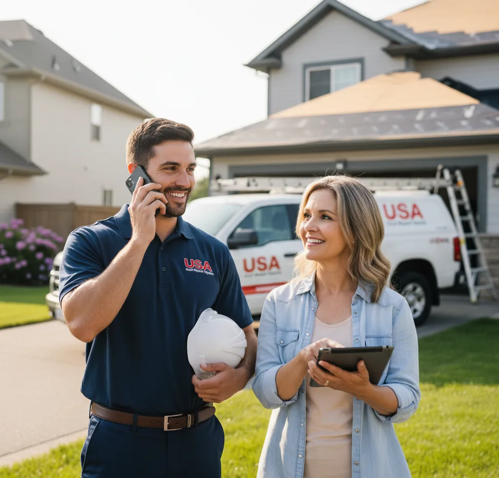 USA Roof Repair Experts customer support in Yorkville